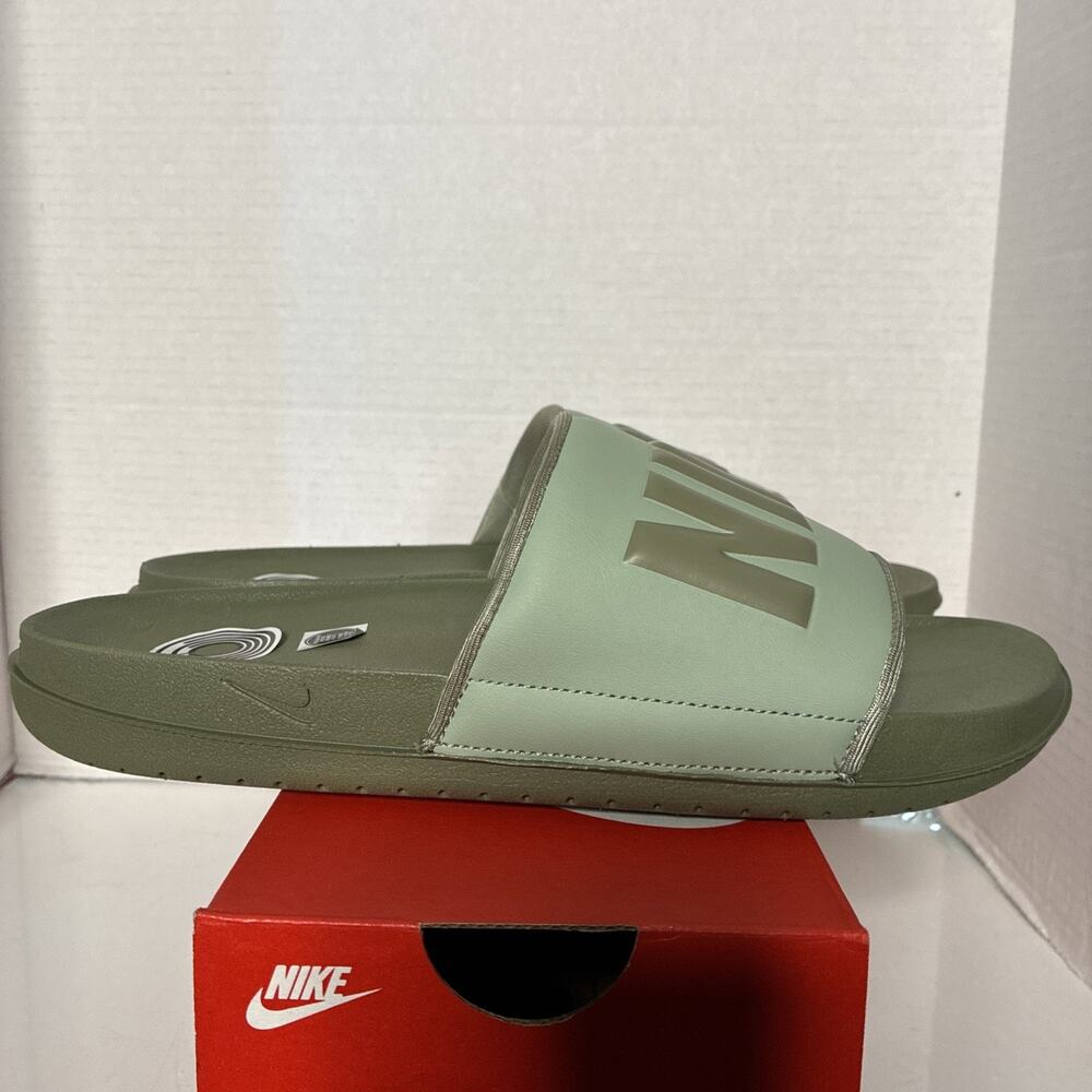 Nike Offcourt Slides Slip-On Sandals BQ4639-304 Olive Men’s Size 10 NEW